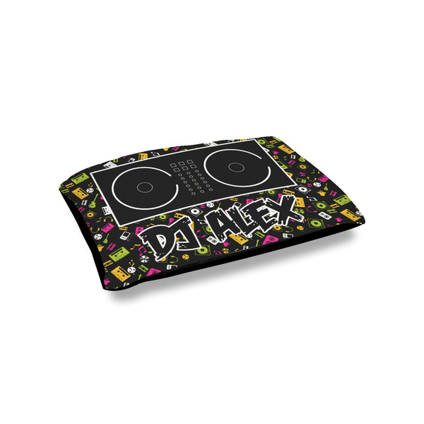 Custom DJ Music Master Outdoor Dog Bed - Small (Personalized)