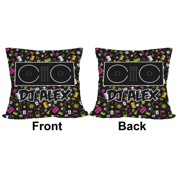 Music DJ Master Outdoor Pillow - 18x18