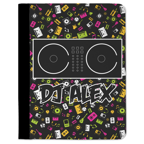 Custom DJ Music Master Padfolio Clipboard - Large (Personalized)