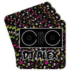DJ Music Master Paper Coasters (Personalized)