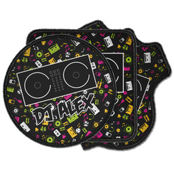 Music DJ Master Iron on Patches (Personalized)