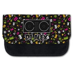 DJ Music Master Canvas Pencil Case w/ Name or Text