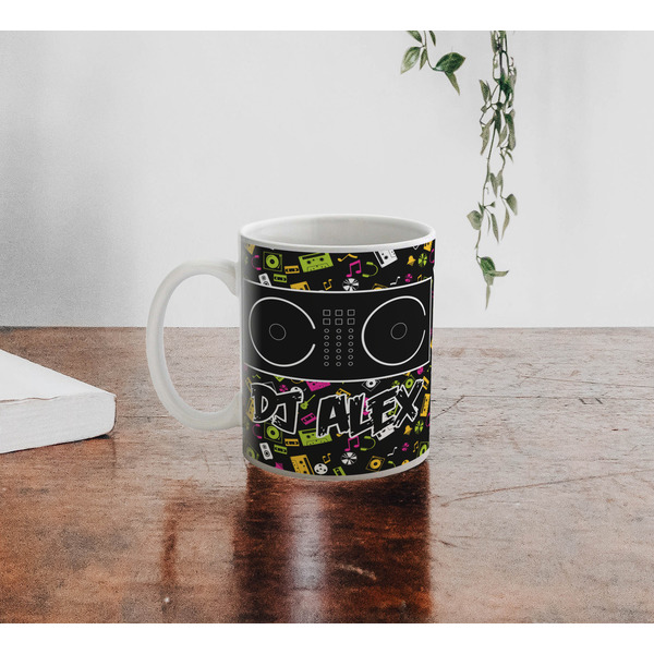 Music DJ Master Personalized Coffee Mug - Lifestyle