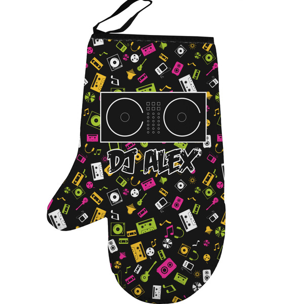 Music DJ Master Personalized Oven Mitt - Left