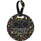 Music DJ Master Plastic Luggage Tag - Round (Personalized)