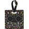 Music DJ Master Personalized Square Luggage Tag