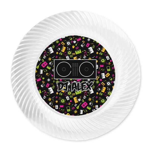 DJ Music Master Plastic Party Dinner Plates - Approval