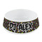 DJ Music Master Plastic Dog Bowl - Small (Personalized)