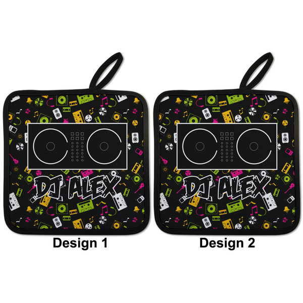 Music DJ Master Pot Holders - Set of 2 APPROVAL