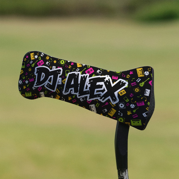DJ Music Master Putter Cover - On Putter