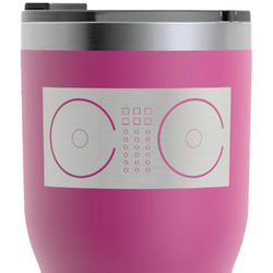 DJ Music Master RTIC Tumbler - Magenta - Laser Engraved - Double-Sided (Personalized)