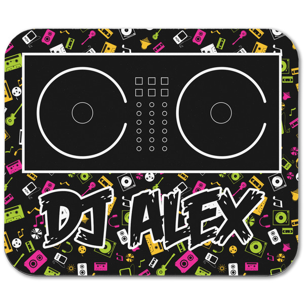 Music DJ Master Rectangular Mouse Pad - APPROVAL