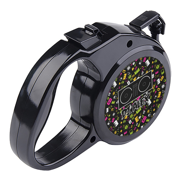 Music DJ Master Retractable Dog Leash - Angle