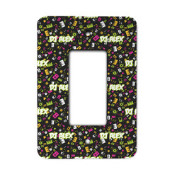 DJ Music Master Rocker Style Light Switch Cover (Personalized)