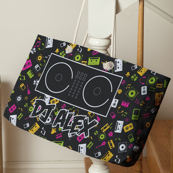 DJ Music Master Large Rope Tote - Life Style