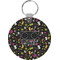 Music DJ Master Round Plastic Keychain (Personalized)
