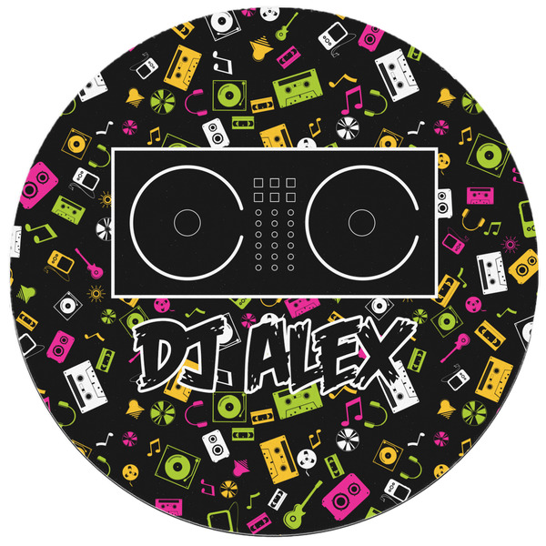 Music DJ Master Round Mousepad - APPROVAL