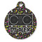 DJ Music Master Round Pet ID Tag (Personalized)