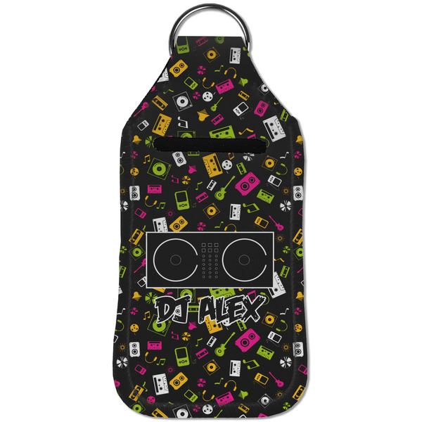 Music DJ Master Sanitizer Holder Keychain - Large (Front)