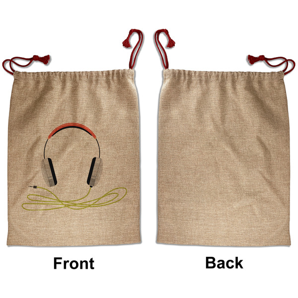 Music DJ Master Santa Bag - Approval - Front