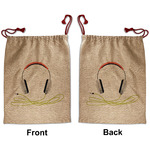 Music DJ Master Santa Sack - Front & Back