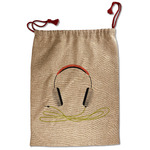 Music DJ Master Santa Sack - Front