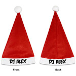 Music DJ Master Santa Hat - Front & Back (Personalized)
