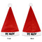 Music DJ Master Santa Hats - Front and Back (Double Sided Print) APPROVAL