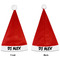 Music DJ Master Santa Hat - Front & Back (Personalized)