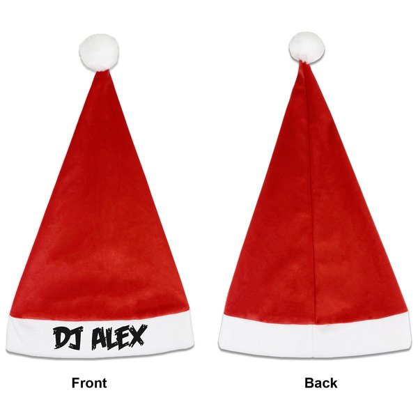 Music DJ Master Santa Hats - Front and Back (Single Print) APPROVAL