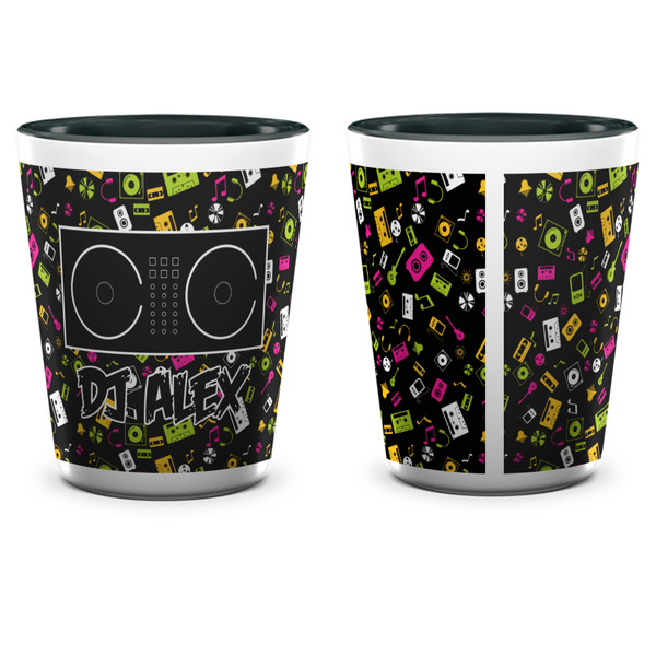 DJ Music Master Shot Glass - Two Tone - APPROVAL