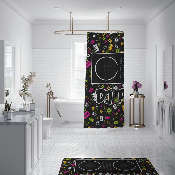 DJ Music Master Shower Curtain - 70"x83"
