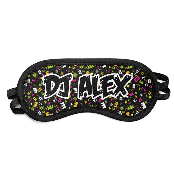 Custom DJ Music Master Sleeping Eye Mask (Personalized)