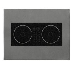 DJ Music Master Small Gift Box w/ Engraved Leather Lid