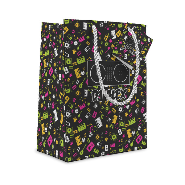 Custom DJ Music Master Small Gift Bag (Personalized)