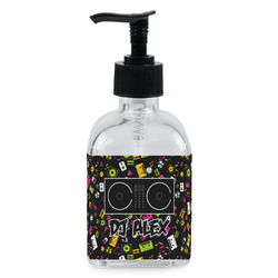 DJ Music Master Glass Soap & Lotion Bottle - Single Bottle (Personalized)