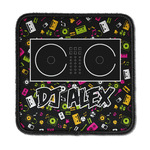 Music DJ Master Iron On Square Patch w/ Name or Text