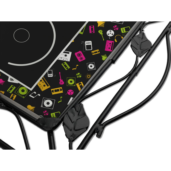 Music DJ Master Square Trivet - Detail