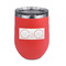 DJ Music Master Stainless Wine Tumblers - Coral - Double Sided - Front