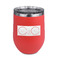 DJ Music Master Stemless Stainless Steel Wine Tumbler - Coral - Single Sided