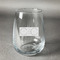 DJ Music Master Stemless Wine Glass (Single)