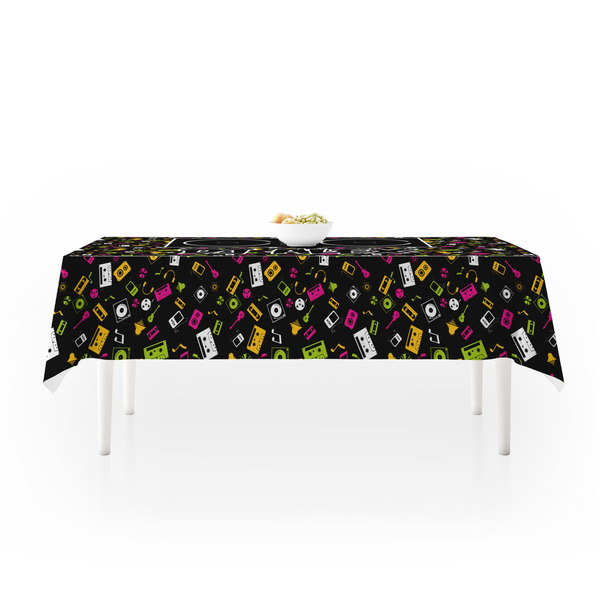 DJ Music Master Tablecloths (58"x102") - MAIN (side view)