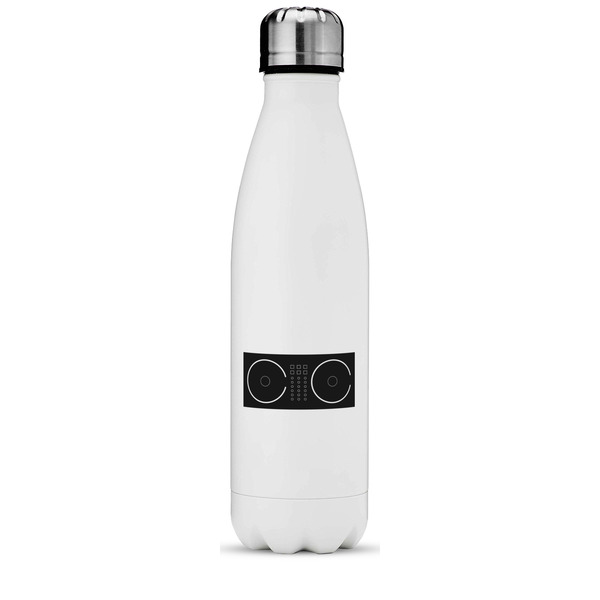 Custom DJ Music Master Water Bottle - 17 oz. - Stainless Steel - Full Color Printing