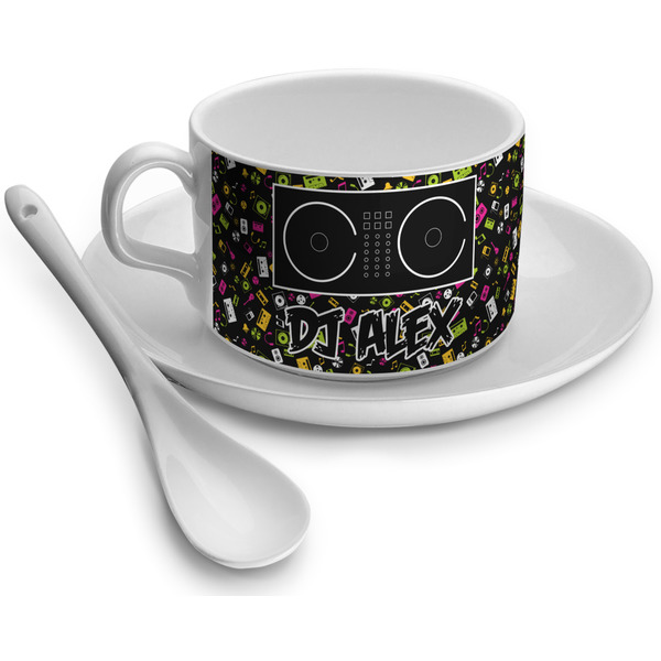 Custom DJ Music Master Tea Cup (Personalized)