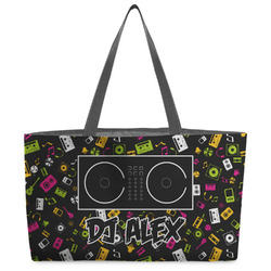 DJ Music Master Beach Totes Bag - w/ Black Handles (Personalized)