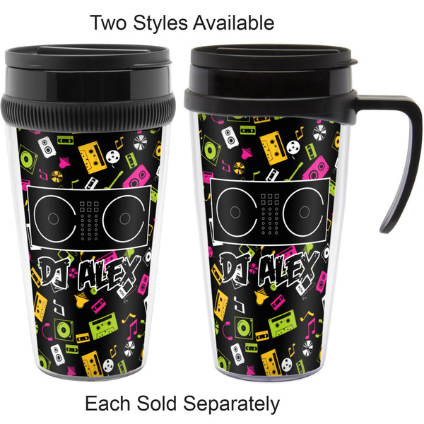 Music DJ Master Travel Mugs - with & without Handle