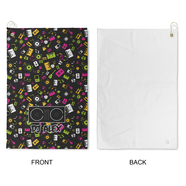 DJ Music Master Waffle Weave Golf Towel - Approval