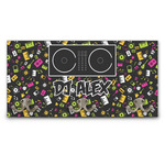 Music DJ Master Wall Mounted Coat Rack w/ Name or Text