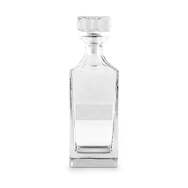 DJ Music Master Whiskey Decanter - 30oz Square - APPROVAL
