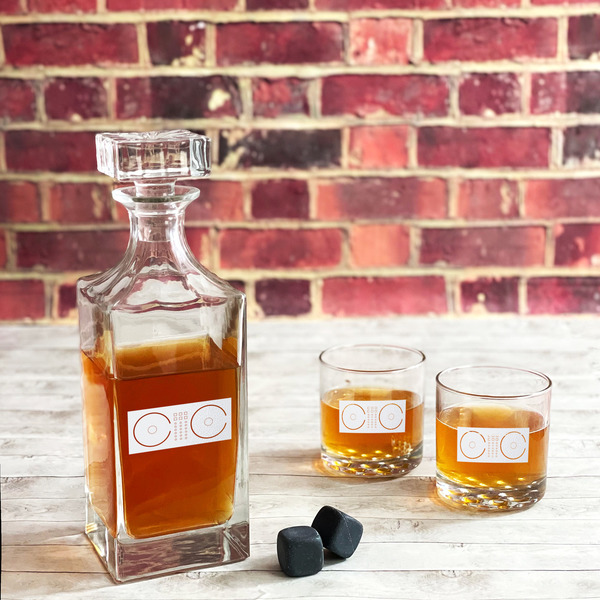 DJ Music Master Whiskey Decanters - 30oz Square - LIFESTYLE